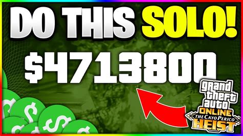 Cayo Perico Heist Solo Replay Method In Gta Online Youtube