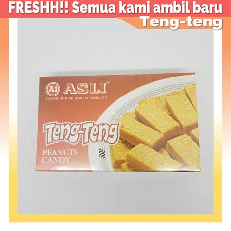 Jual Teng Teng Peanut Candy A1 ASLI oleh oleh Khas Medan | Shopee Indonesia