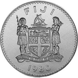 Coin 10 Dollars 10th Anniversary Of Independence Fiji 1970 Today