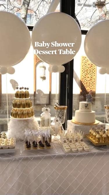 Baby Shower Dessert Table Food Buffet Sweat Treats Party Event