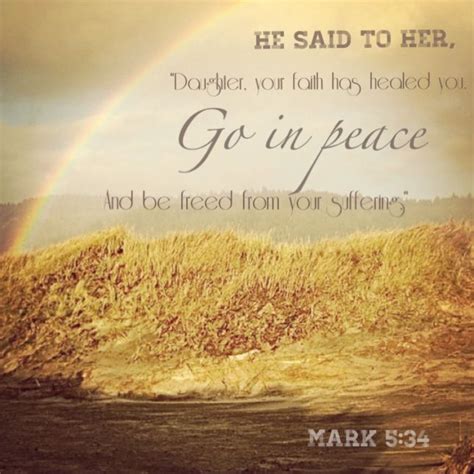 Mark 5 34 Healing Mark 5 34 Sayings