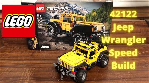 Lego Technic 42122 Jeep Wrangler Time Lapse Speed Build Youtube