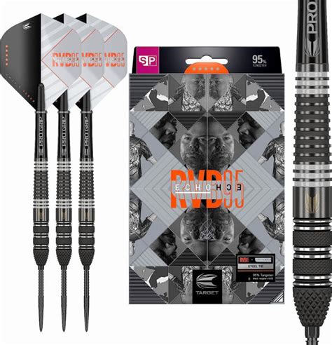 Target Darts Rvb 95 X Echo 95 Tungsten Swiss Point Steel Tip Darts Set