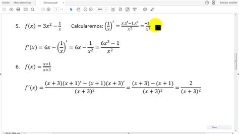 Ejercicios Resueltos De Derivadas De Productos Y Cocientes Youtube