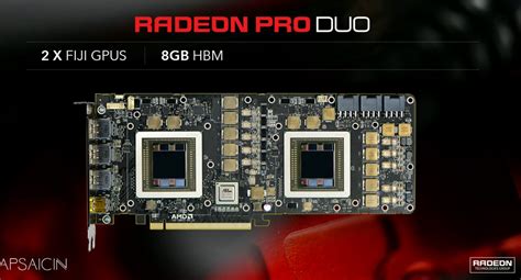 Amd Radeon Pro Duo：雙 Fiji Gpu 鎖定 Vr 內容創作市場