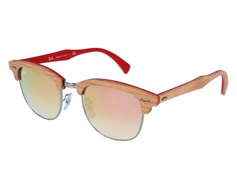 Ray Ban Clubmaster Wood Rb 3016 M 12197o