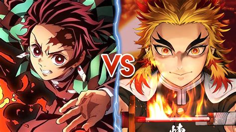 Tanjiro Vs Rengoku YouTube