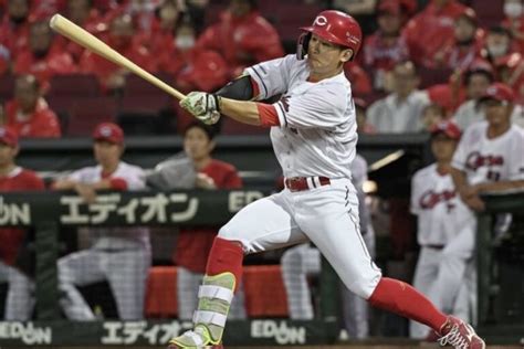 広島・西川龍馬がfa権を行使！今季は打率3割をクリア Mixiニュース