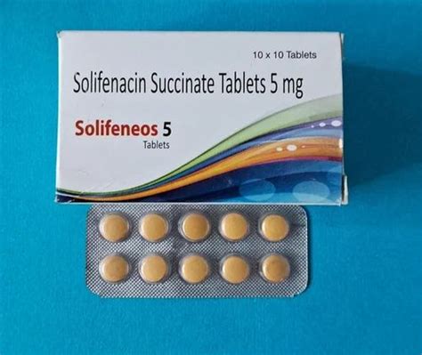 Solifinacin 5mg Solifenacin 5 Mg 1015 Blister Prescription At Rs 27