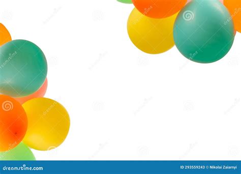 A Ballon Isolated On A White Background Stock Image Image Of Concept