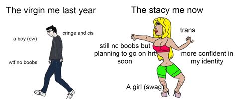 Another Classic Virgin Vs Stacy Meme Scrolller