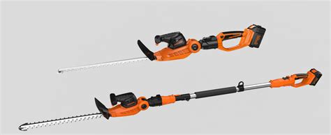 Garcare In Hedge Trimmer Cordless Telescopic Pole Trimmer With V