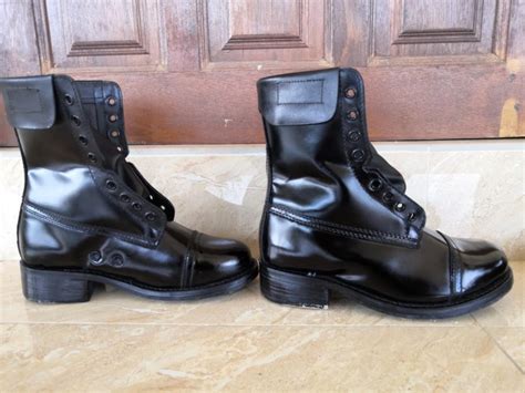 Iluvposlaju Drill Boot Kasut Kawad Kulitkraf Mens Fashion Footwear