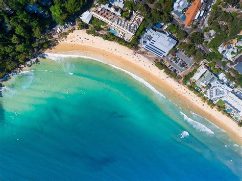 'Birds Eye View' - Noosa Main Beach - Dave Wilcock Photography