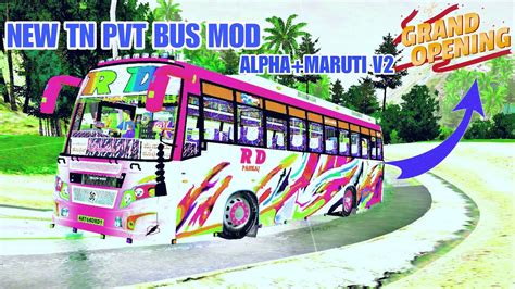 New Alphamaruti V2 Coach Bus Mod Grand Release For Bussid 😎💫 How To