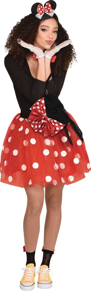 Disney Adult Minnie Mouse Halloween Costume Tutu Multicolour Size 8 10 Party City