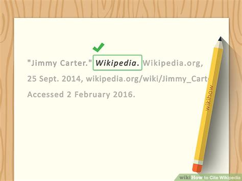 3 Easy Ways To Cite Wikipedia Wikihow