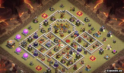 Town Hall 11 Th11 War Base 642 With Link 6 2020 War Base