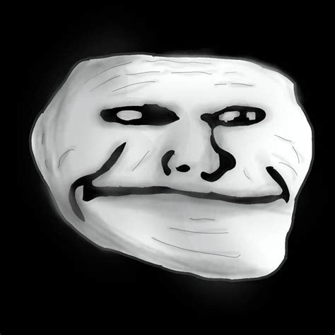 Re-created sad troll face by Bubbafet2010 on DeviantArt