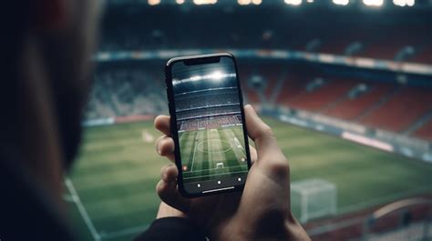 Regardez Un événement Sportif En Direct Sur Votre Appareil Mobile En