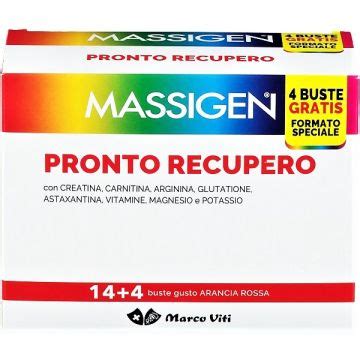 MASSIGEN PRONTO RECUPERO ENERGIA PLUS 24 BUSTE MARCO VITI SPA