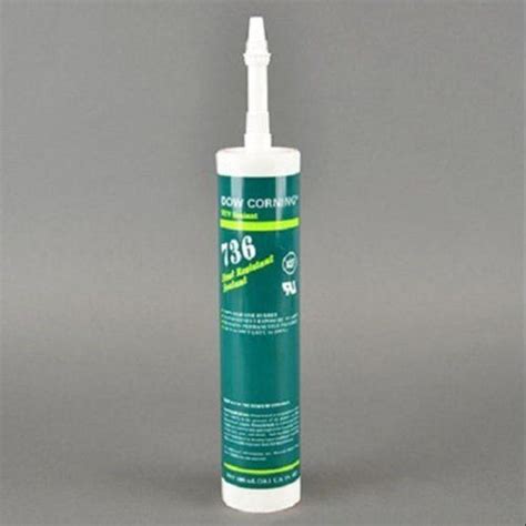 736 Dowsil High Strength Heat Resistant Red Sealant With Glazing