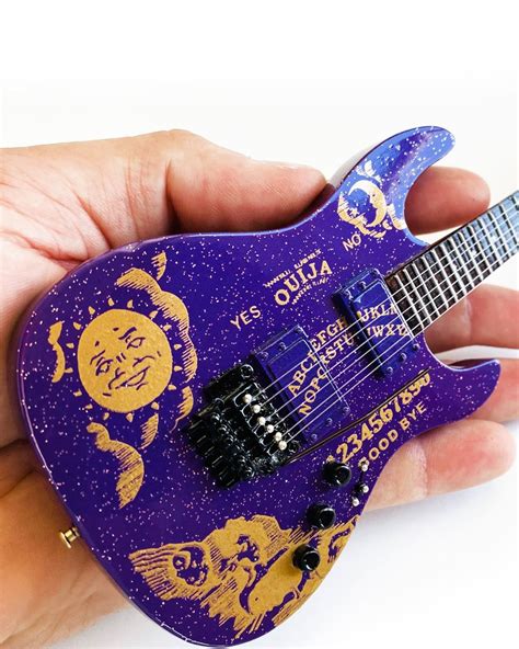 Kirk Hammett Ouija Purple Sparkle ESP Guitar Replica