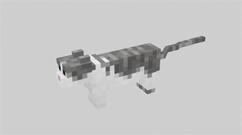 3D model Minecraft Cat VR / AR / low-poly | CGTrader