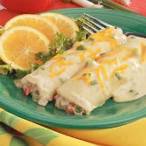 White Chicken Enchiladas Recipe Taste Of Home