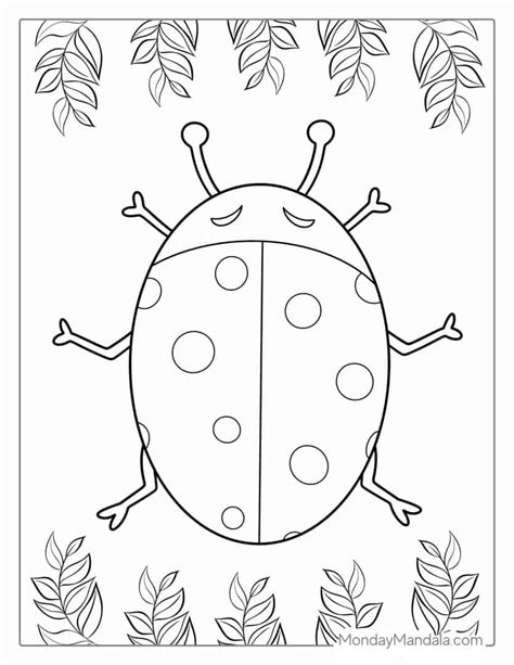 20 Ladybug Coloring Pages Free Pdf Printables