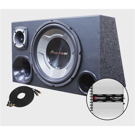 Caixa Taramps Trio Pioneer Completa Som Subwoofer Na Americanas