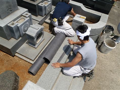 お墓の防草シート 山梨県のお墓・樹木葬、仏壇販売、霊園案内なら小野石材店