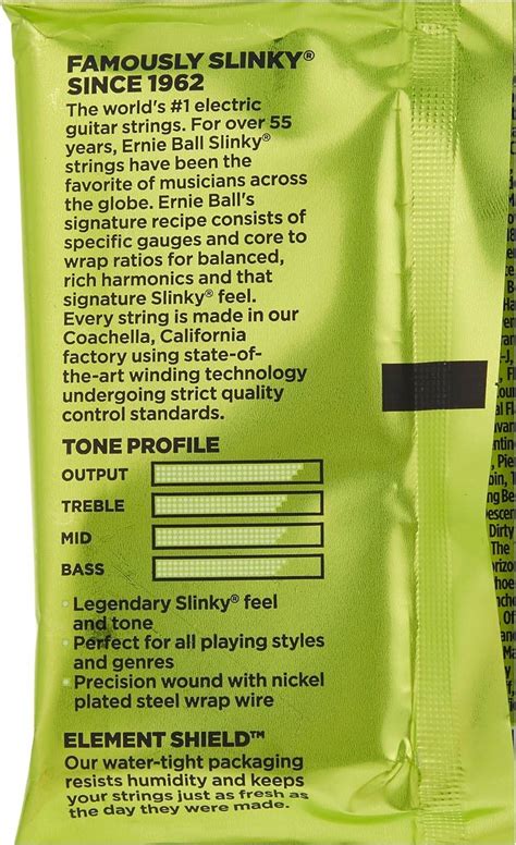 Ernie Ball Regular Slinky String Nickel Wound Electric Guitar Strings