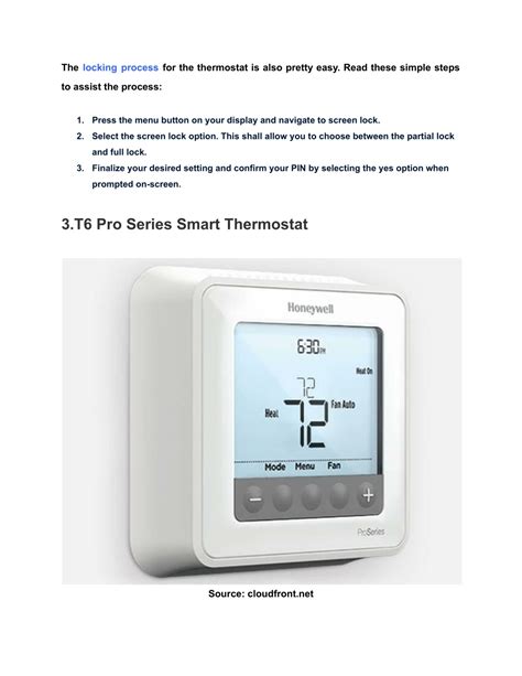 Ppt How To Unlock Honeywell Thermostat Step By Step Guide Powerpoint Presentation Id11172653