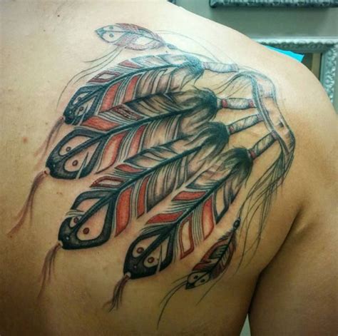 19 mysterious Native American feather tattoos and meanings - Nexttattoos