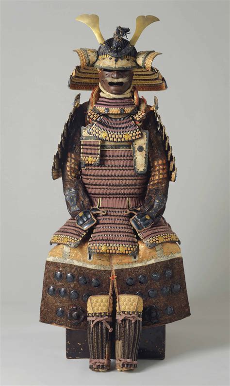 A PURPLE LACED DAIMYO YOROI ARMOR EDO PERIOD 17TH 18TH CENTURY