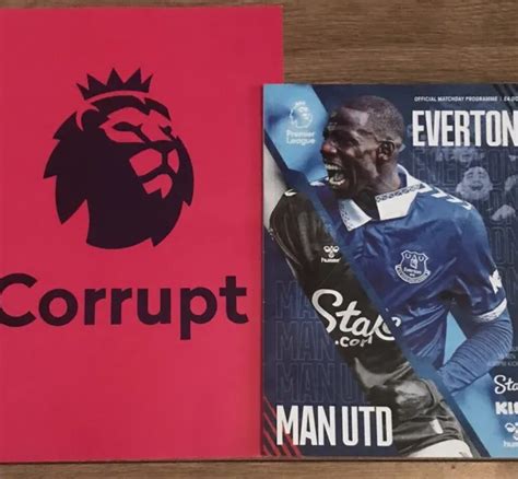 Everton V Manchester United 26th November 2023 Premier League And Corrupt