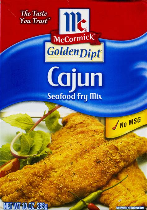 Mccormick Golden Dipt Seafood Fry Mix Cajun Mccormick41234710914