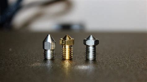 3d Printer Nozzle Guide Sizes Materials And Types