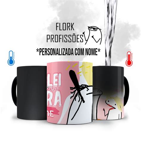 Caneca M Gica Flork Profiss O Cabelereira Nome Elo