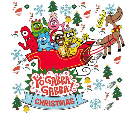 Christmas Of Yo Gabba Gabba Poster Retro Painting By Danielle Pete Pixels