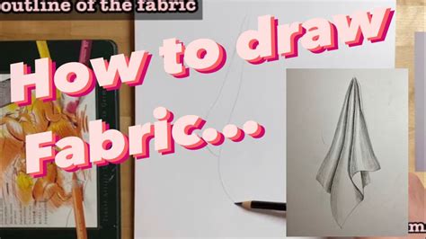 How To Draw Fabric Or Cloth Folds Youtube