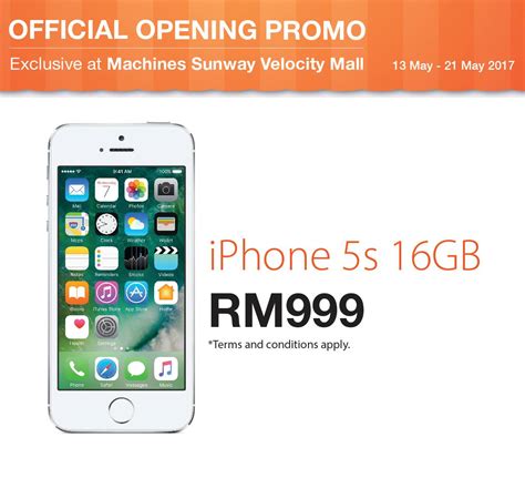 Apple iPhone 5s 16GB RM999, Apple Watch, Accessories & Beats Discount ...