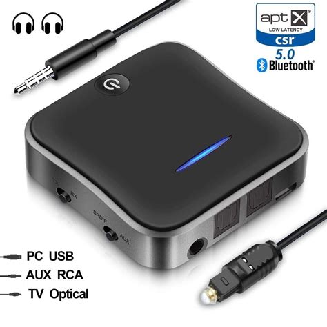 Bluetooth Udio Transmissor Receptor Csr Aptx Hd Adaptador