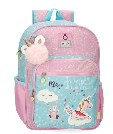 Mochila Escolar adap trolley 38cm Enso Magic Unicorn Loja da Criança