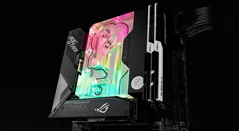 Ekwb Bringt Momentum² Monoblock Für Asus Rog Strix X570 I Gaming Motherboards Auf Den Markt De