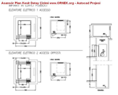 Asans R Plan Kesit Detay Izimi Dwg Projesi Izim Autocad Mimari