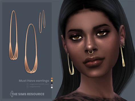 The Sims Resource Must Have Earrings