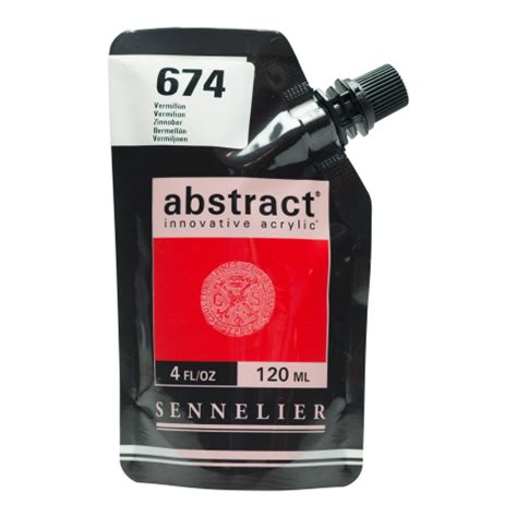 Sennelier Acrylfarbe Abstract Soft Pack 120 Ml Zinnober 674 Kaufen