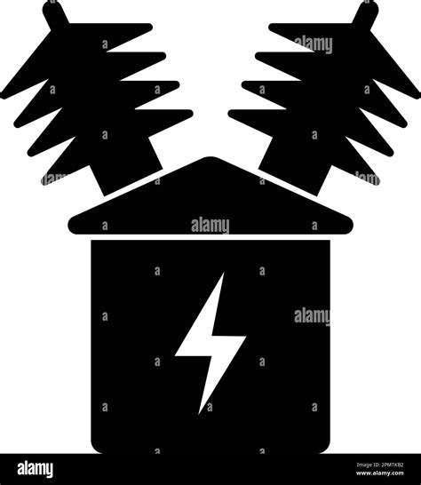 high voltage electrical transformer icon vector symbol design Stock ...